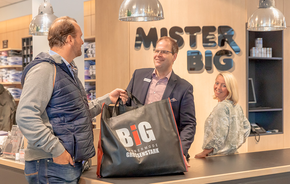 Bequemer Einkauf Herrenmode Übergröße bei Mister Big in Geilenkirchen